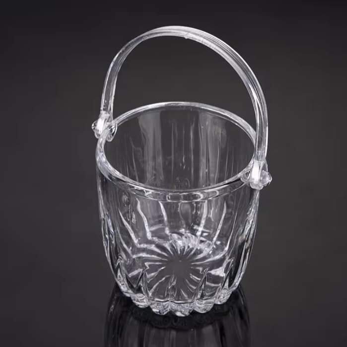 Vintage Glass Ice Bucket