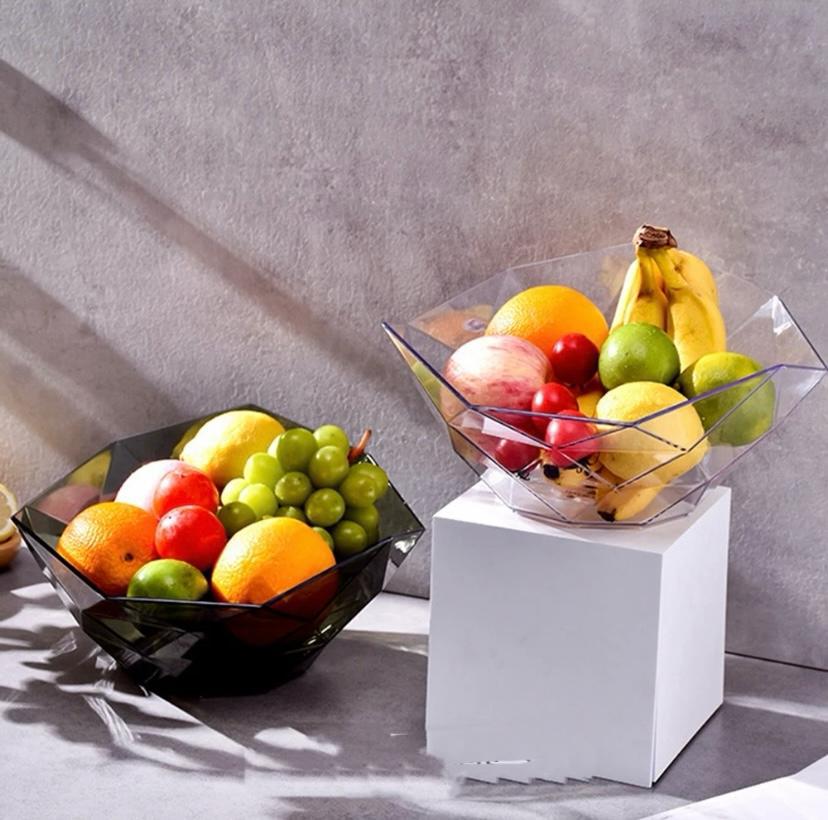 Clear Acrylic Fruit Bowl