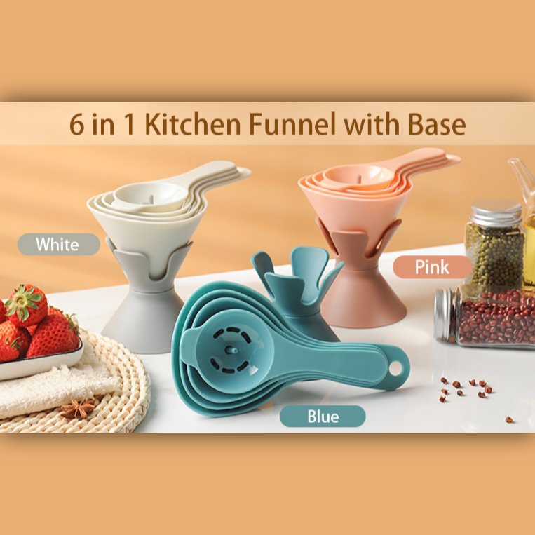 Kitchen Funnel Set of 6