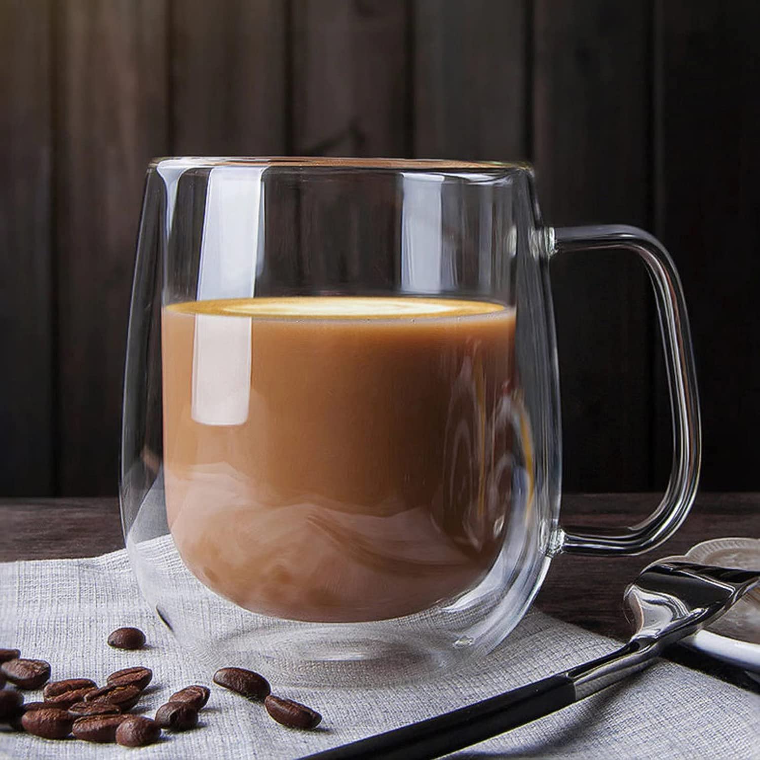 Double Wall Glass Mug