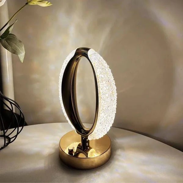 Crystal Oval Lamp