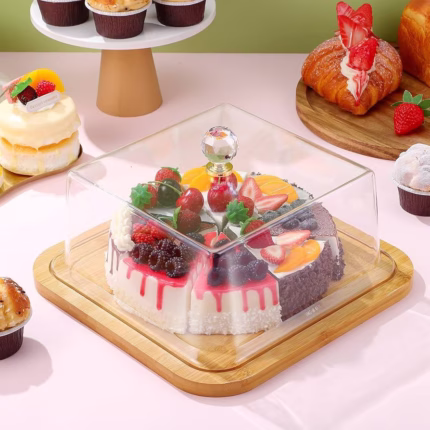 Acrylic Square Cake Dome