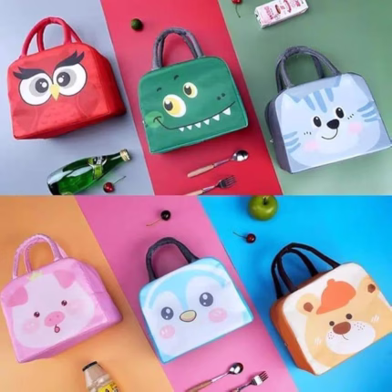 Cartoon Animal Insulated Lunch Bags
