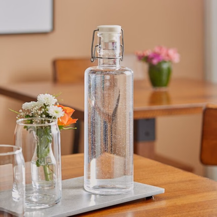 Glass Water Bottle